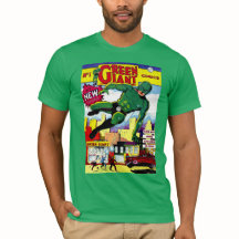 Grüne riesige Vintage Comicen