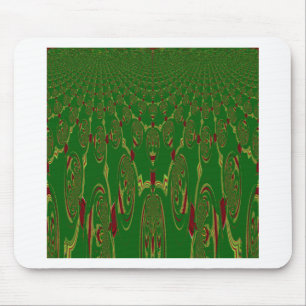 Grüne Roboter Mousepad