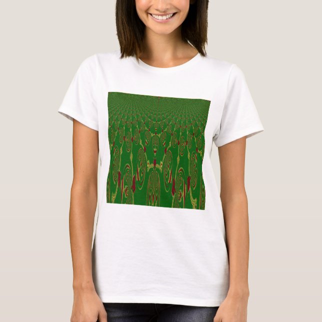 Grüne Roboter T-Shirt (Vorderseite)