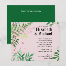 Grüne Rosa Moderne Hochzeit