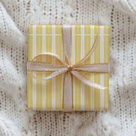 Grüne, rosa und gelbe einzigartige Streifen Geschenkpapier Set