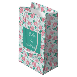 Grüne Rose Geschenktasche Kleine Geschenktüte