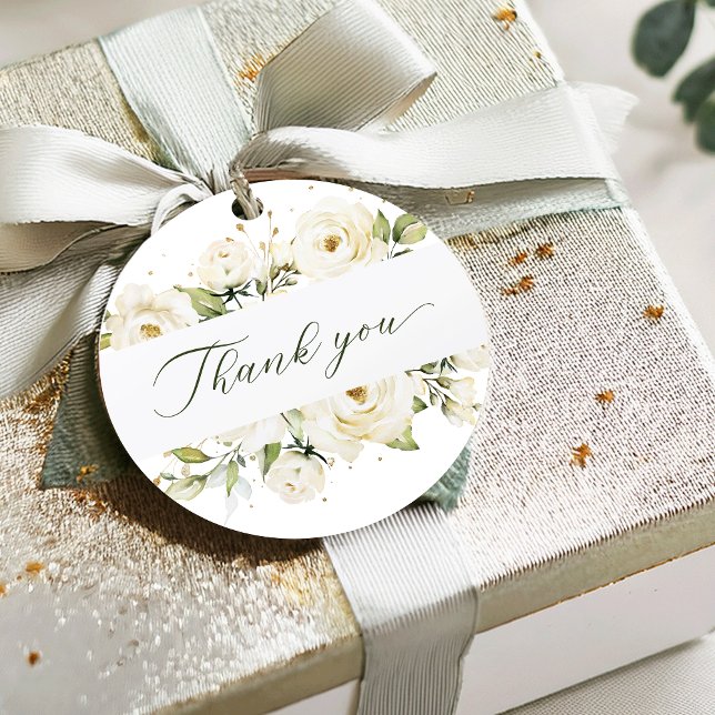 Grüne Rose Hochzeit Geschenkanhänger (Von Creator hochgeladen)