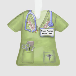 grüne Rose Schmuckschmuck für Krankenpflege, Ornament