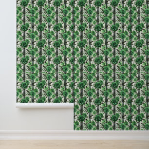 Grüne Rose Tapete