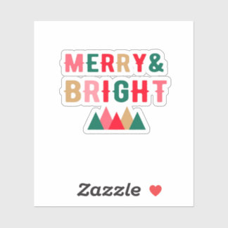 Grüne rot und braun muffe Typografie Aufkleber