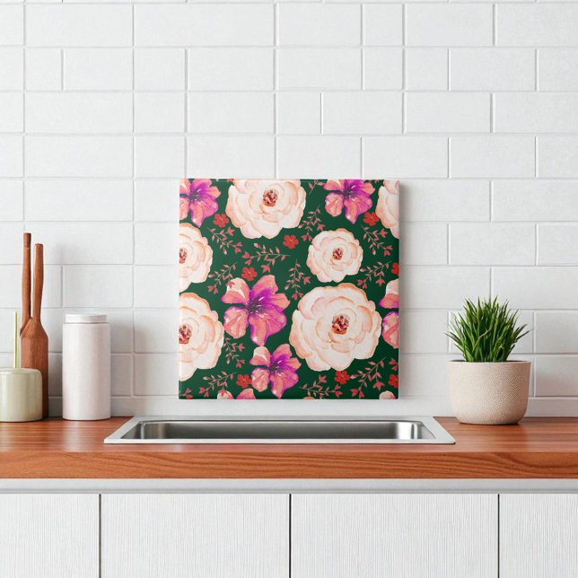 Grüne Rote Farbe Fliese (Von Creator hochgeladen)