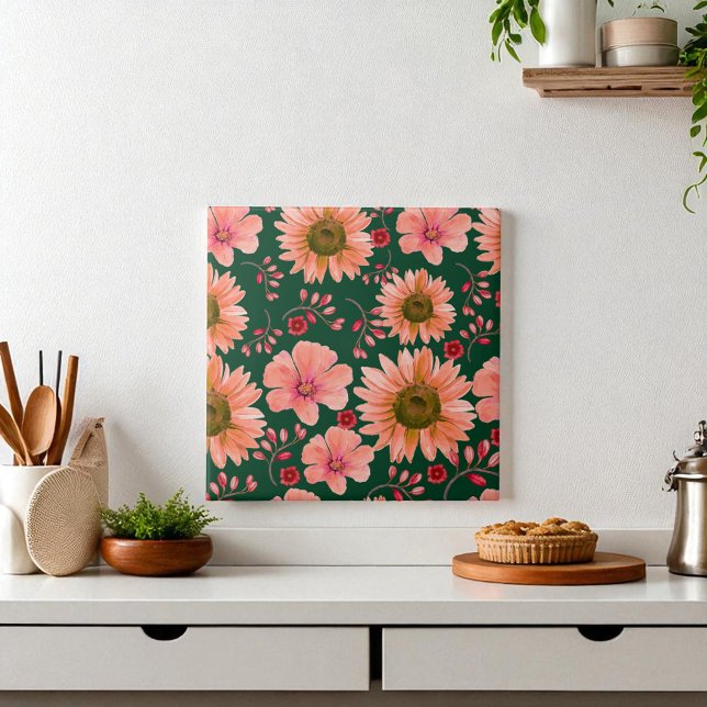 Grüne Rote Farbe Fliese (Von Creator hochgeladen)