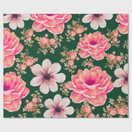 Grüne Rote Farbe Geschenkpapier