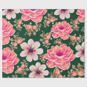 Grüne Rote Farbe Geschenkpapier