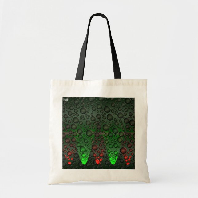 Grüne/rote Tasche für wachsende Blasen (Vorne)