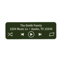 Grüne Rücksendeadresse für den Musikplayer Streami