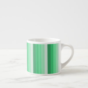 Grüne Schattenstreifen Espressotasse