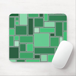 Grüne Schattierungen Mousepad