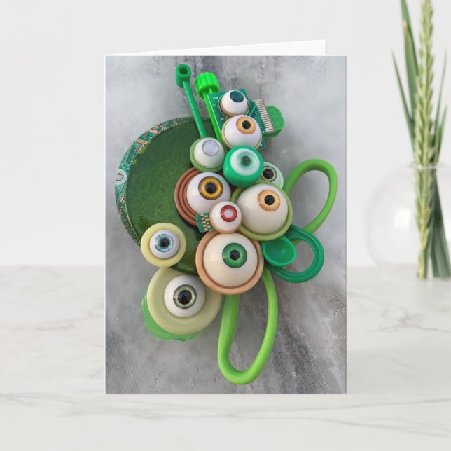 Grüne Schere Karte (Vorderseite)