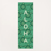 Grüne Schildkröten mit Aloha