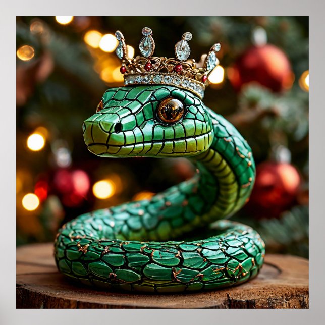 Grüne Schlange Poster (Vorne)