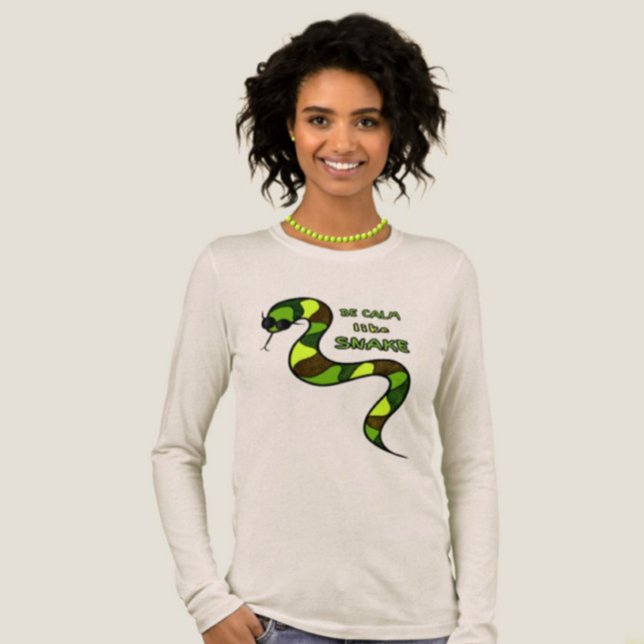 Grüne Schlange Tri-Blend Shirt (Von Creator hochgeladen)
