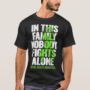 Grüne Schleife gegen die psychische Gesundheit von T-Shirt