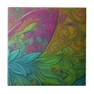 Grüne Schlichte Frosch-Keramik Sets Fliese