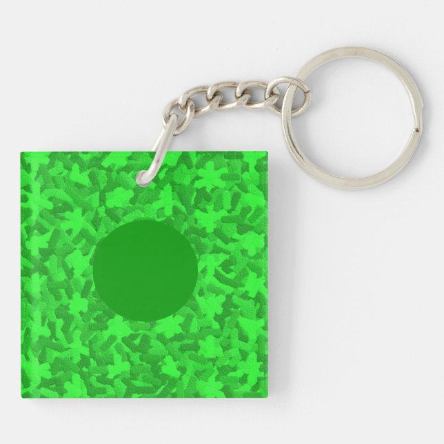 Grüne Schlüsselanhänger (Rückseite)