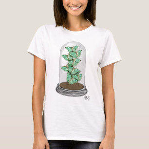 Grüne Schmetterlinge in Bell Jar 2 T-Shirt