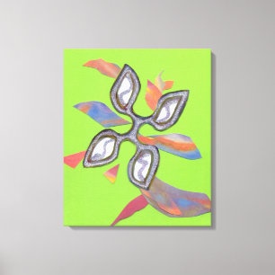 "Grüne Schneide-" feine Kunst-Leinwand-Druck Leinwanddruck