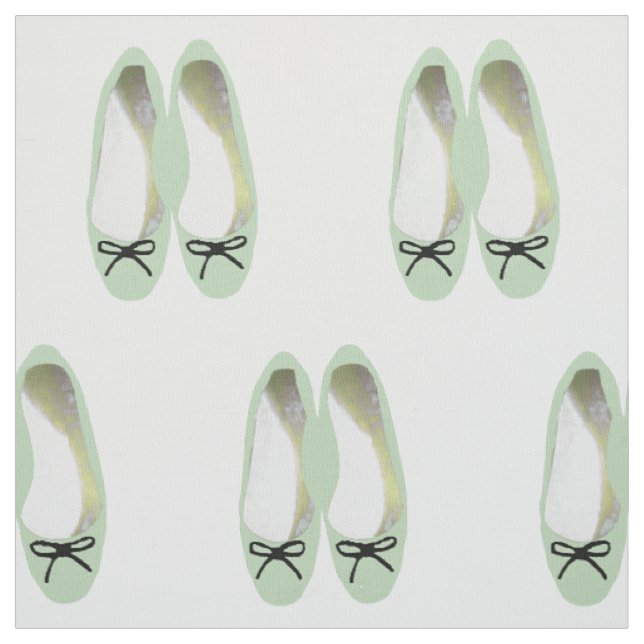 Grüne Schuhe Stoff (Muster)