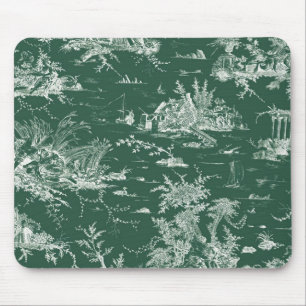 Grüne Schuppenbahn Mousepad