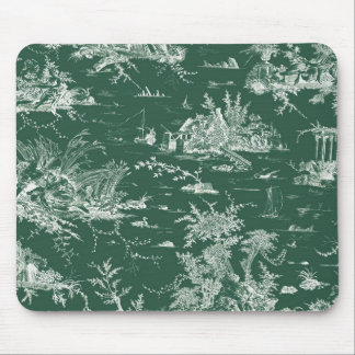 Grüne Schuppenbahn Mousepad