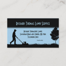 Grüne Service Landschaft Blue Business Card Visitenkarte