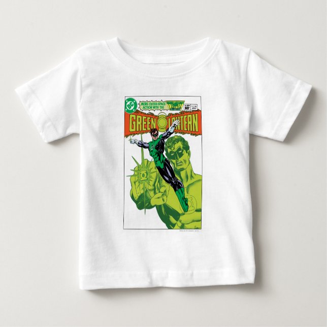 Grüne Signalleuchte - Comic-Abdeckung Baby T-shirt (Vorderseite)
