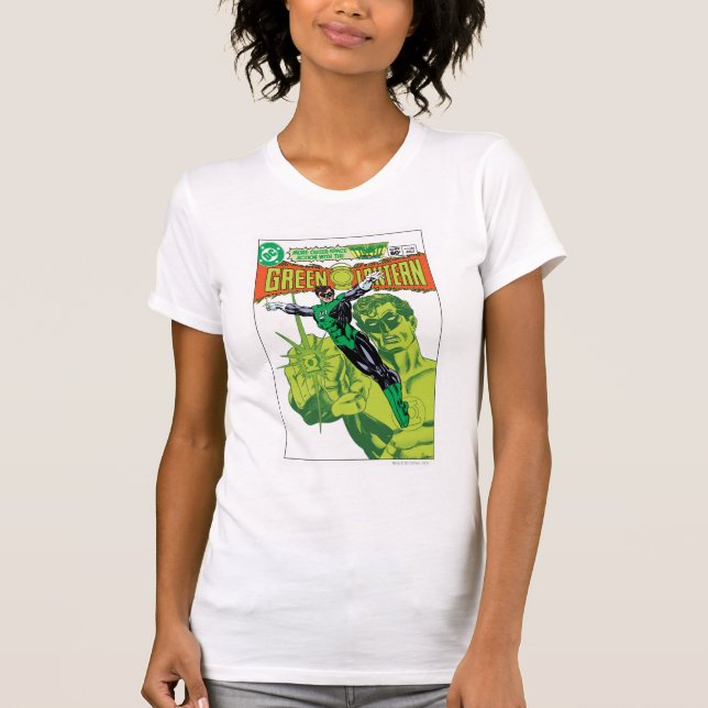 Grüne Signalleuchte - Comic-Abdeckung T-Shirt (Vorderseite)