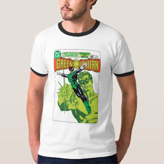 Grüne Signalleuchte - Comic-Abdeckung T-Shirt (Vorderseite)