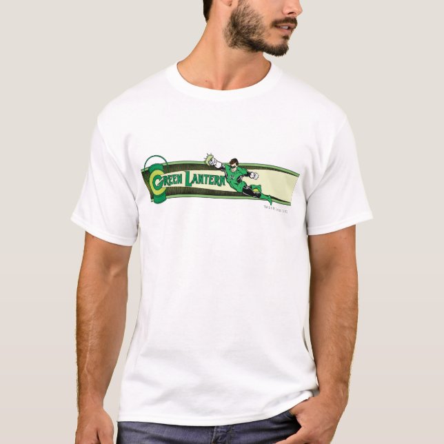 Grüne Signalleuchten und Logo T-Shirt (Vorderseite)