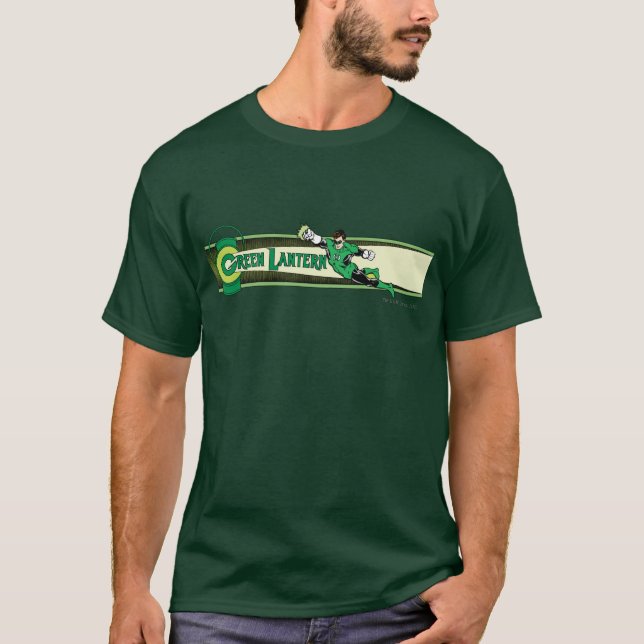 Grüne Signalleuchten und Logo T-Shirt (Vorderseite)