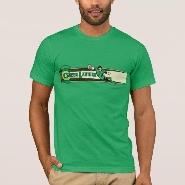 Grüne Signalleuchten und Logo T-Shirt (Vorderseite)