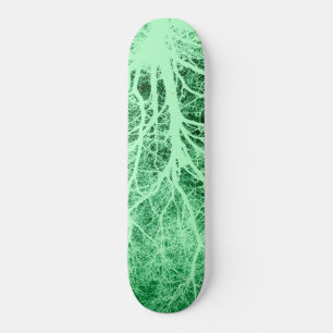 Grüne Silhouette Skateboard