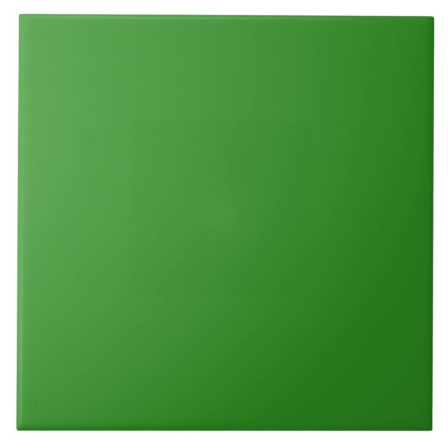 Grüne Solid Color Fliese (Vorderseite)
