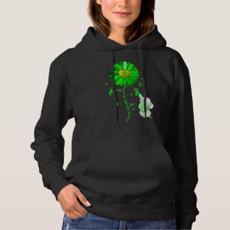 Grüne Sonnenblume Elefant verbreitet psychische Ge Hoodie