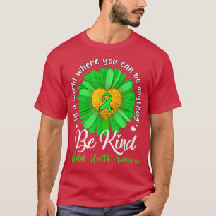 Grüne Sonnenblumen sind ein freundliches Bewusstse T-Shirt