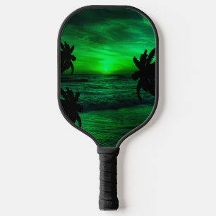 GRÜNE SONNENUNTERGÄNGE OZEAN IDYLLISCH    PICKLEBALL SCHLÄGER