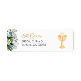 Grüne Spanisch mit Chalice Erste Kommunion