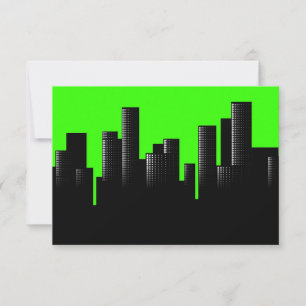 grüne Stadt Einladung