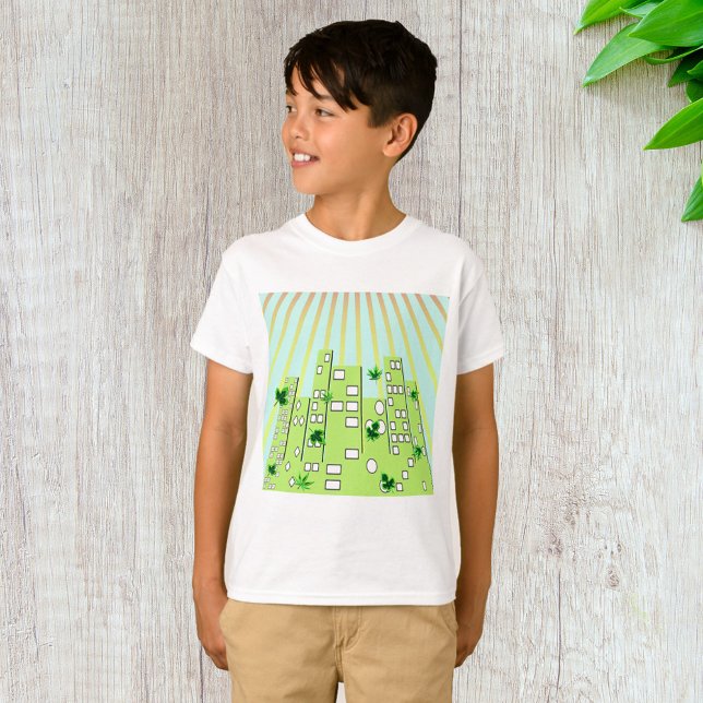 Grüne Stadt T-Shirt (Von Creator hochgeladen)