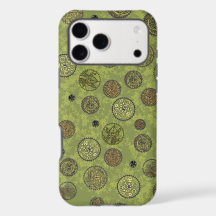 Grüne Steampunk-Zahnrad-Medaillons