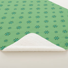 Grüne Stern-Sherpa-Decke Sherpadecke