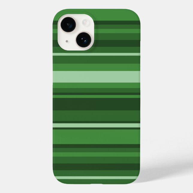 Grüne Streifen Case-Mate iPhone Hülle (Rückseite)