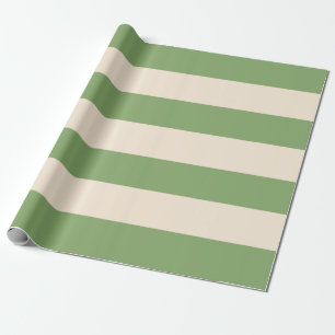 Grüne Streifen Geschenkpapier
