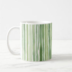 Grüne Streifen Kaffeetasse